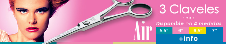 Tijera 3 Claveles Air. Disponible en cuatro medidas