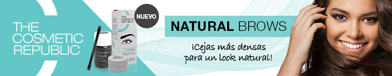 THE COSMETIC REPUBLIC - Natural Brows. ¡Cejas más densas para un look natural!