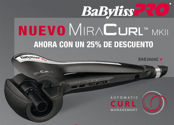 Gana tiempo y dinero con la nueva MIRACURL MKII de BaByliss PRO