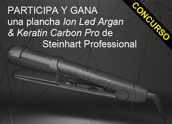 Regalamos 6 planchas Ion Led Argan&Keratin Carbon Pro de Steinhart Professional
