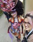 Dos espaolas premiadas en el World Bodypainting Festival