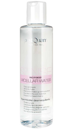 Micellar Water Sense de PostQuam Professional, makeup remover para uma pele profundamente limpa