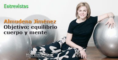 Almudena Jim�nez. Objetivo: equilibrio cuerpo y mente