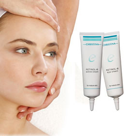 Christina Cosmetics lanza Retinol-e active cream y Retinol-e eye cream