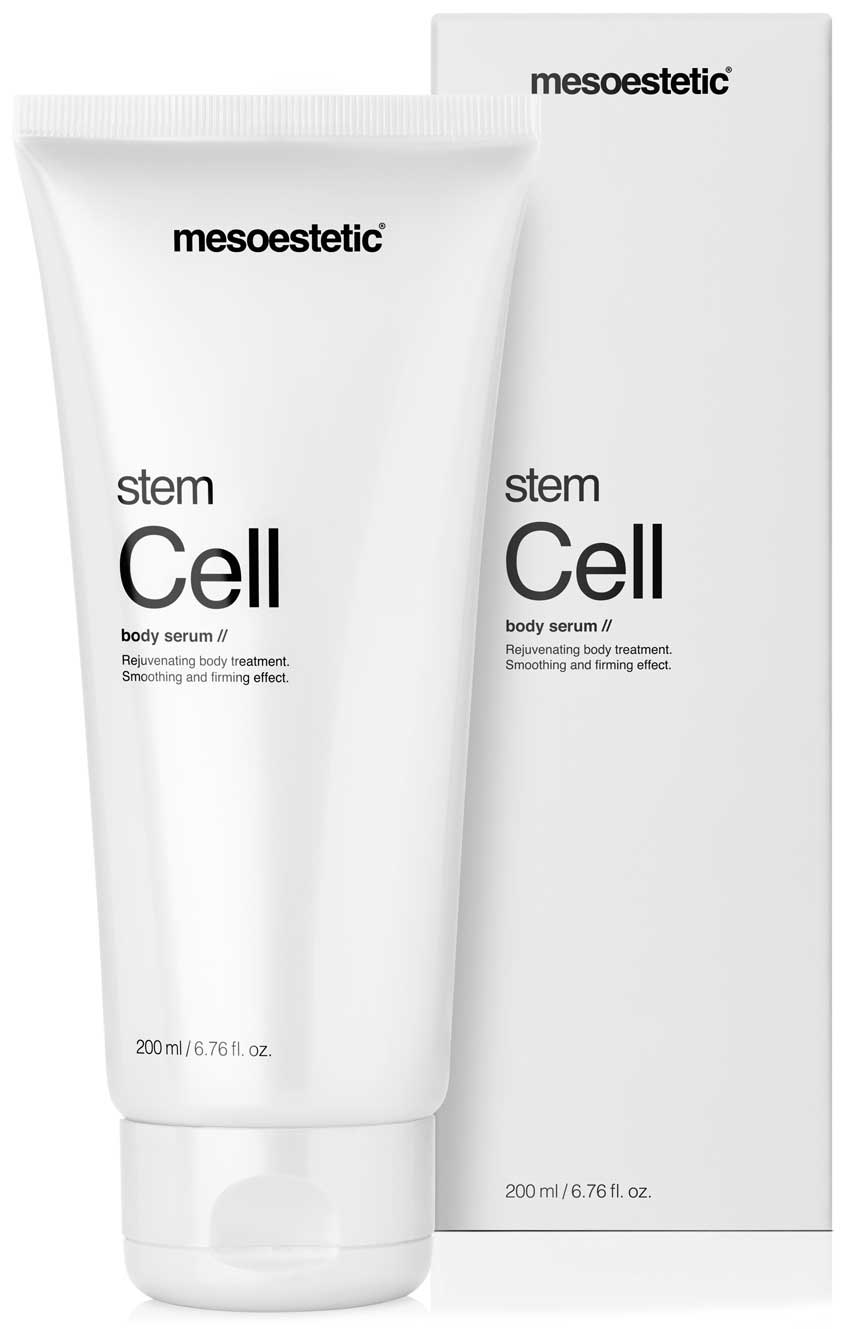 Mesoestetic presenta Stem Cell body serum, un sérum corporal antiedad basado en la cosmética inteligente