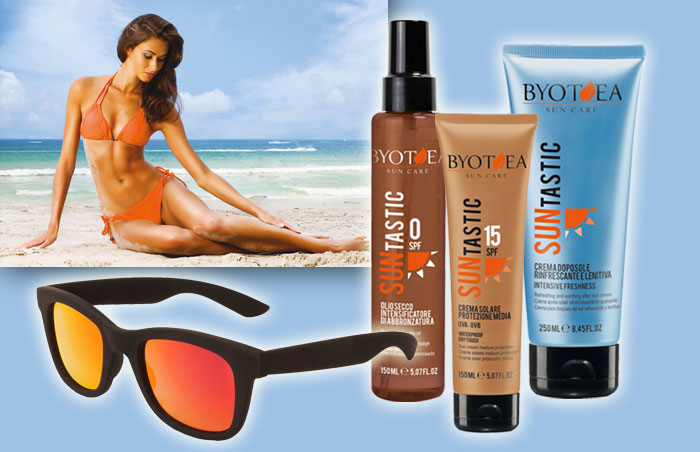 Beauty Market y Byotea sortean 6 lotes de productos de la línea solar Suntastic
