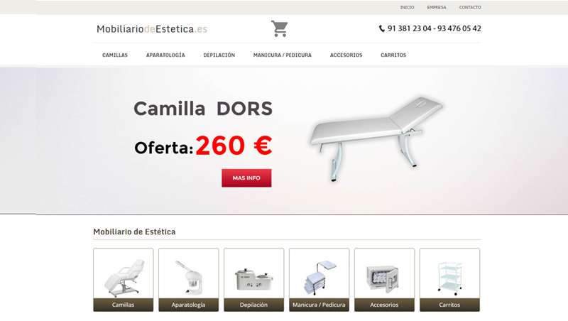 Nueva web que ofrece productos innovadores y de calidad para el profesional