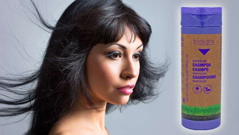 Salerm Cosmetics lana o shampoo Grapeology em formato de viagem