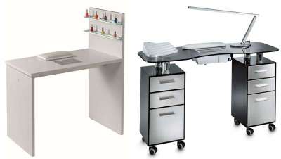 Las mesas de manicura System Forme, tan originales como versátiles