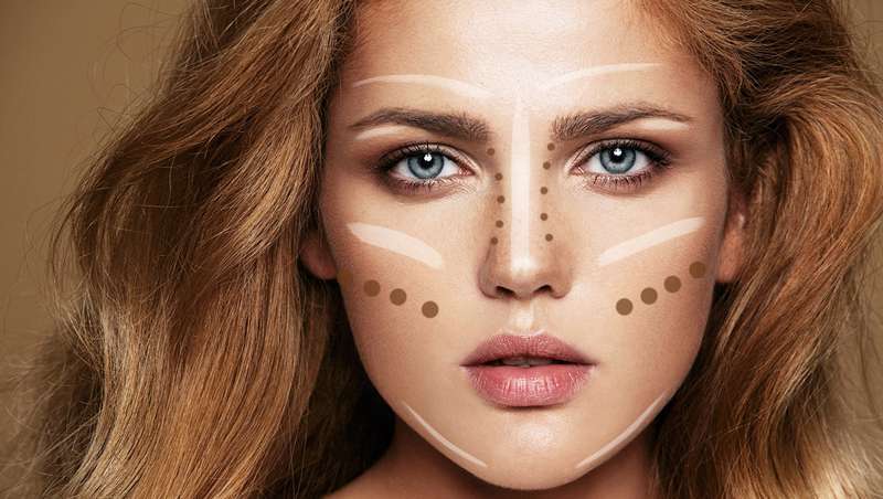 Strobing: assim so os rostos maquilhados e naturais