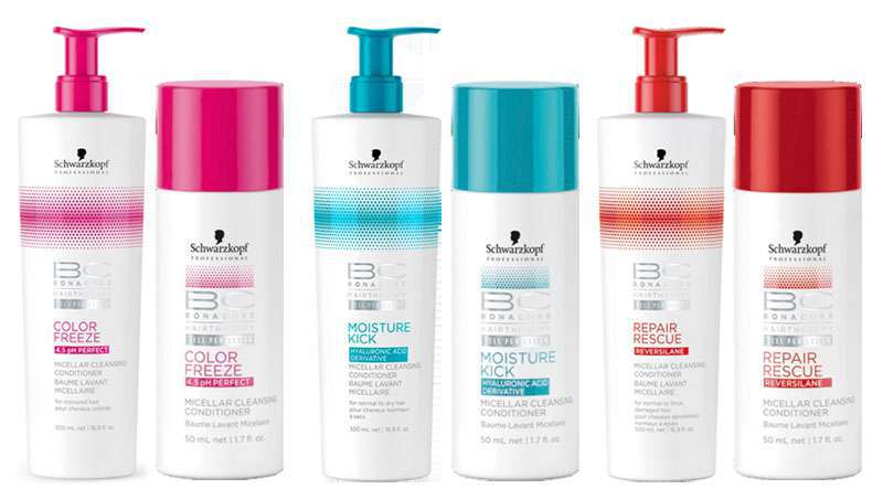 Bc Bonacure lança os primeiros condicionadores limpadores micelares