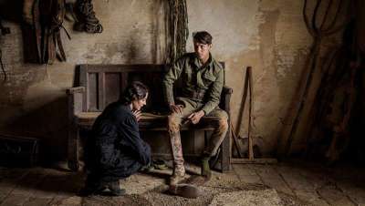 D'Orleac, elegida para maquillar a los actores del film Incerta Gloria