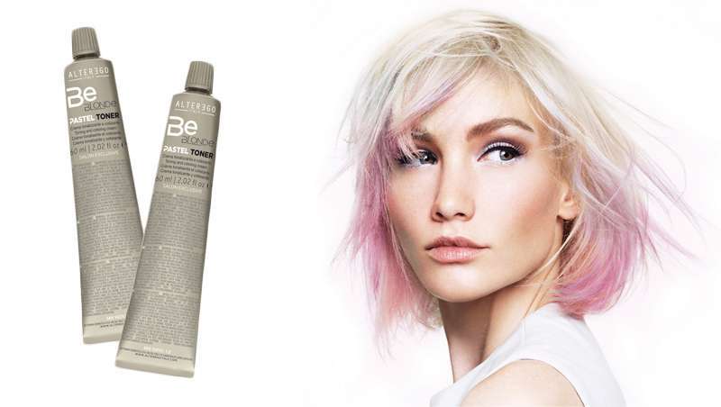Matizes de luz e cor infinitas com as novas tonalidades pastel Toner Be Blonde