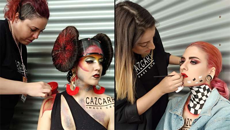 Cazcarra Image Group crea maquillajes espectaculares para el Gran Premio de España Emirates 2018