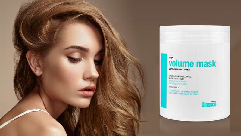 Cabellos finos, cuidados y con cuerpo, gracias a la mascarilla Volume Mask, de Glossco Professional