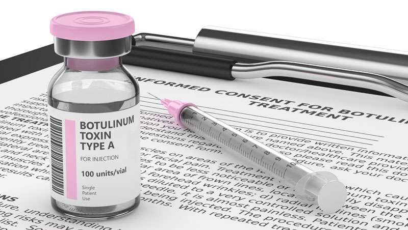 La toxina botulínica solo se puede administrar por médicos