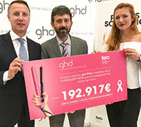 ghd entrega a sua donao anual do projeto ghd Pink  Fundao FERO