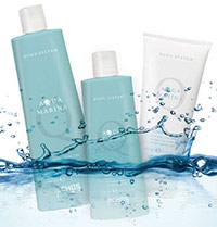 Aquamarina, inspirada nas propriedades benéficas do mar para o corpo e cabelo