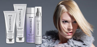 Forever Blonde: primer sistema de Paul Mitchel� para cuidar todo tipo de rubios.