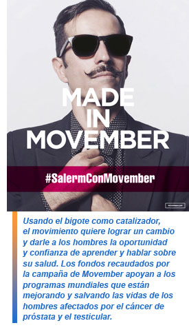 Salerm apoya al movimiento Movember