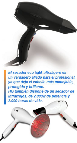 Secadores eco light ultraligero/infrarrojos de HG