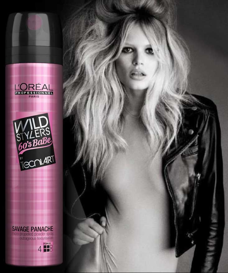 Vuelve el look retro chic de los aos 60, de la mano de L'Oral Professionnel