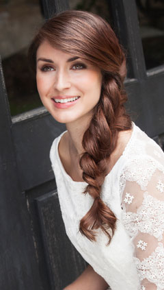 Yolanda Aberasturi rinde homenaje a las novias que se casan en el campo