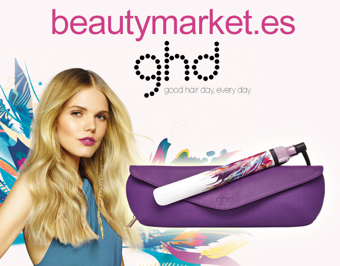 A Beauty Market e a ghd oferecem 6 stylers da ghd platinum tropic sky, edição limitada