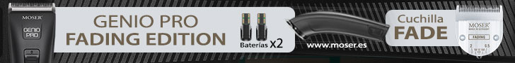 MOSER - Genio Pro Fading Edition - Cuchilla FADE