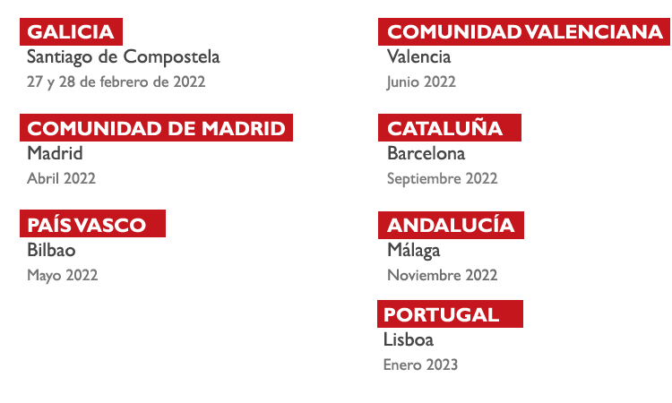 Prximas convocatorias