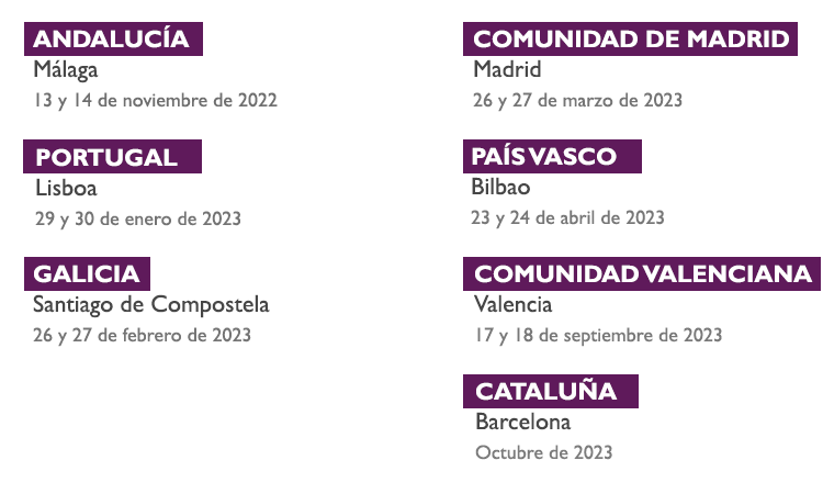 Prximas convocatorias