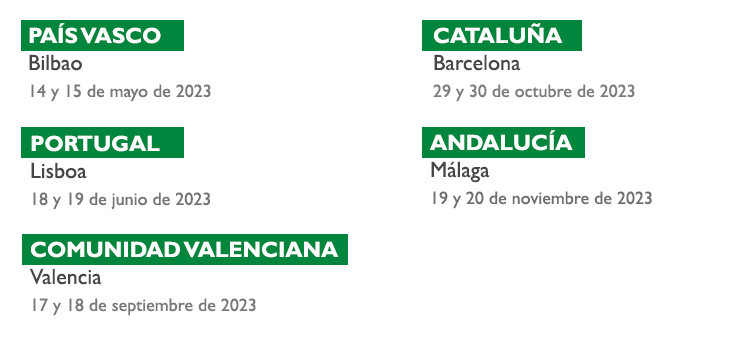 Próximas convocatorias