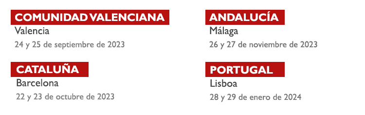 Próximas convocatorias