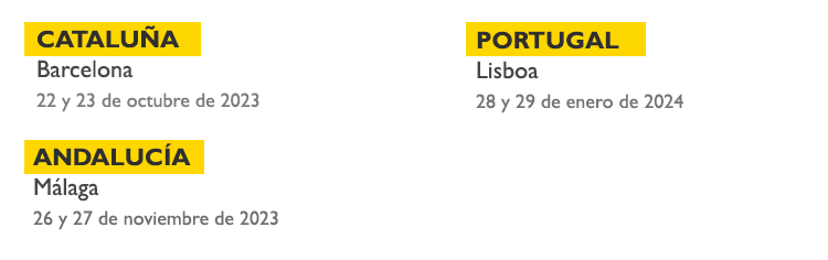 Próximas convocatorias