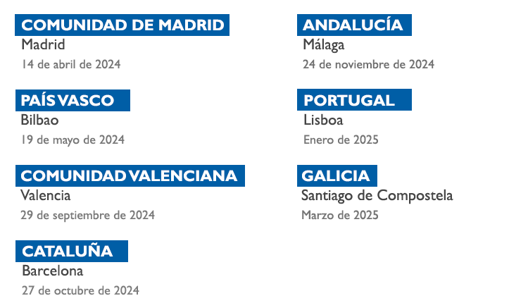 Prximas convocatorias