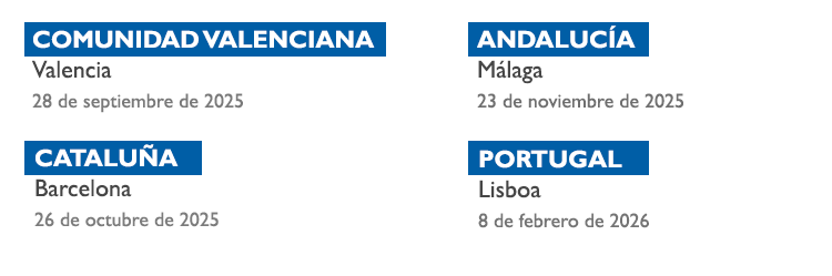 Próximas convocatorias