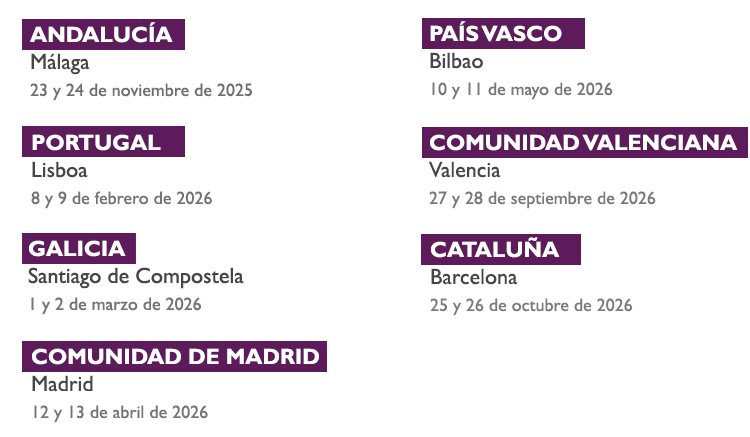 Prximas convocatorias