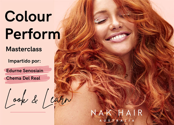 Ven a la Masterclass 'Colour Perform' de Nak Hair