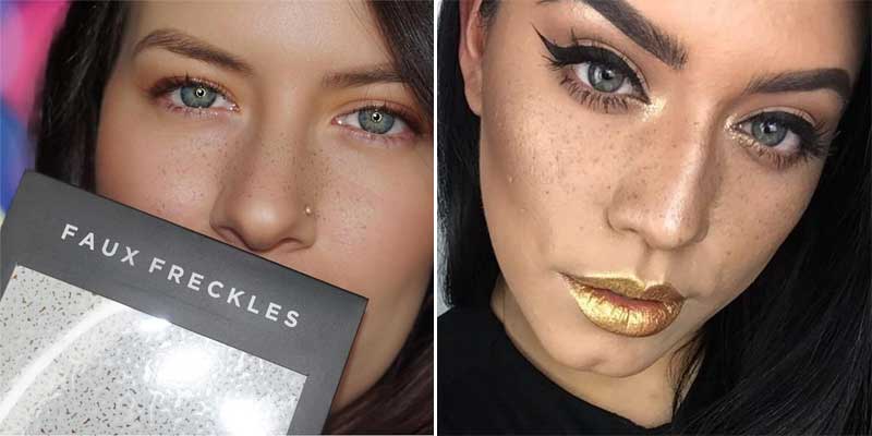 Última tendencia en belleza: falsas pecas