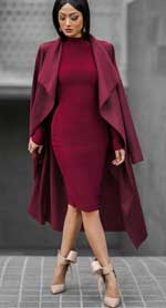 Llega el burgundy, el color preferido para los días de invierno