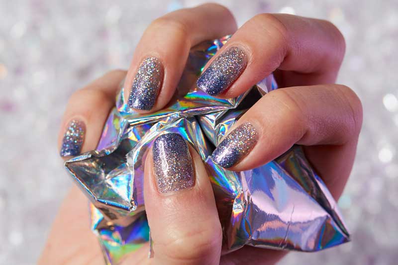 Alta definición para las uñas más glitter de la temporada