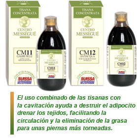Centro Mességué tisanas cavitación piernas celulitis