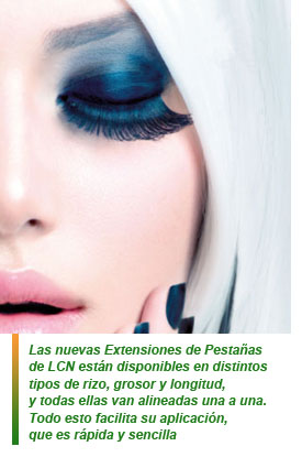 Nuevas extensiones de pestañas Captivating Lashes, de LCN