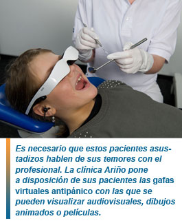 gafas virtuales antipánico para dentista