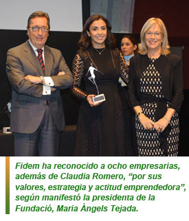 Fidem - Claudia Romero -  Empresarias del año en Cataluña
