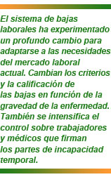 nuevo sistema de bajas laborales