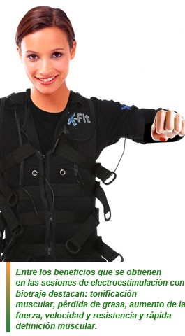 electroestimulación con biotraje