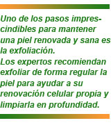 Renovador exfoliante