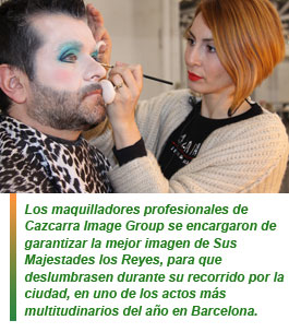 Cazcarra Image Group maquilla a los Reyes Magos