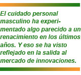 productos de aseo y belleza masculinos